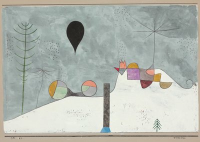 Cuadro de invierno; Winterbild de Paul Klee