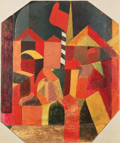 Con la bandera roja de Paul Klee