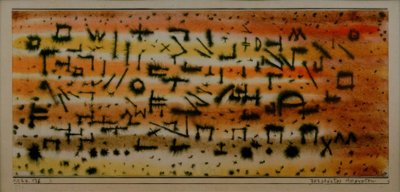 Egipto Destruido de Paul Klee