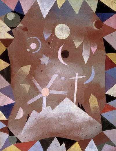 Sobre la cima de la montaña. 1917 de Paul Klee