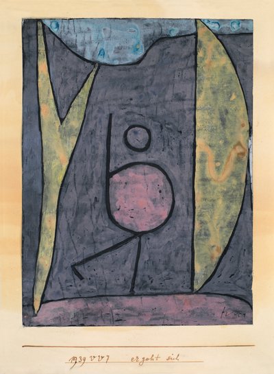 Ergeht sich, 1939 de Paul Klee