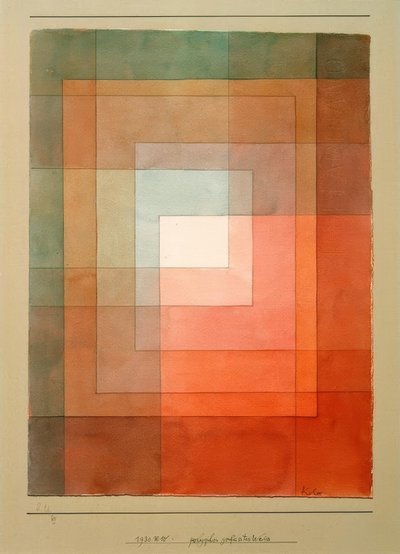 Blanco polifónicamente compuesto de Paul Klee