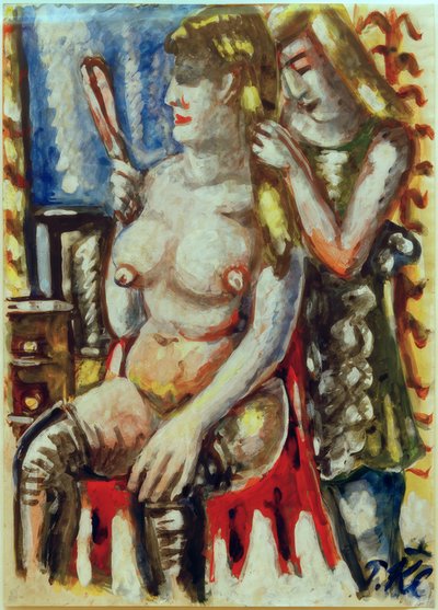 Desnudo peinándose de Paul Kleinschmidt