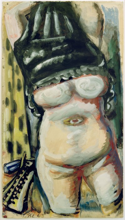 Desnudo con cabeza cubierta de Paul Kleinschmidt