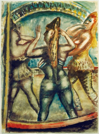 Tres mujeres en la pista de Paul Kleinschmidt