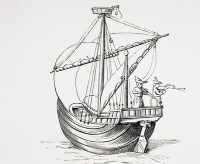 Un velero del siglo XV. de Paul Lacroix