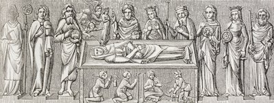 Tras el bajorrelieve de la tumba de Isabel de Hungría de Paul Lacroix
