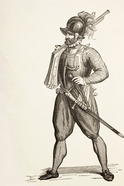 Arcabucero del siglo XVI. de Paul Lacroix