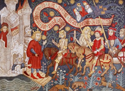 Llegada de Juana de Arco al castillo de Chinon, 6 de marzo de 1428. de Paul Lacroix