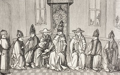Pedro El Ermitaño Entregando El Mensaje De Simeón, Patriarca De Jerusalén Al Papa Urbano Ii. de Paul Lacroix