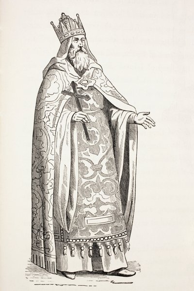 Prester John, también conocido como Presbyter Johannes. de Paul Lacroix