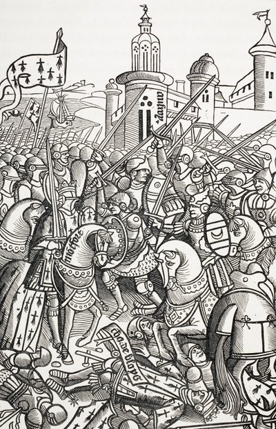 Batalla de Auray, Francia, 29 de septiembre de Paul Lacroix