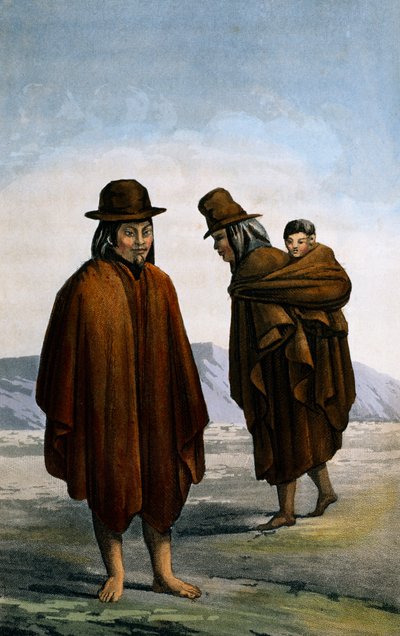 Indios llanos de Bogotá, grabado de Paul Legrand de Paul Legrand
