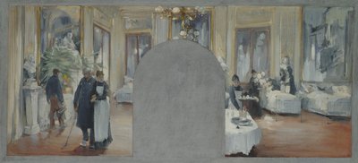 Interior del Teatro Francés, 1871 de Paul Louis Delance
