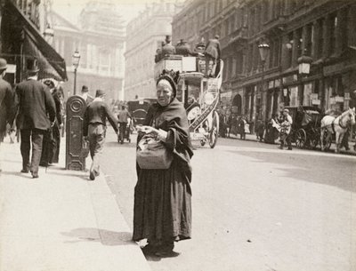 Vendedor de fósforos, Ludgate Hill, Londres, 1893 de Paul Martin
