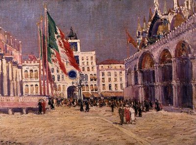 Día de Festival, c.1925 de Paul Mathieu