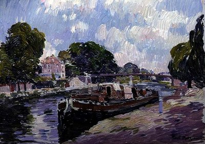 El Barco del Canal, Bougival de Paul Mathieu