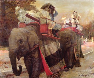 Los elefantes del Jardín de Aclimatación de Paul Michel Dupuy