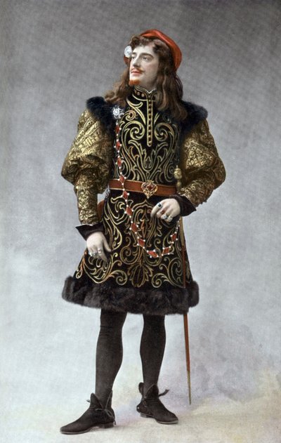 El comediante francés Jean Perier (1869-1954) como Giorgio d