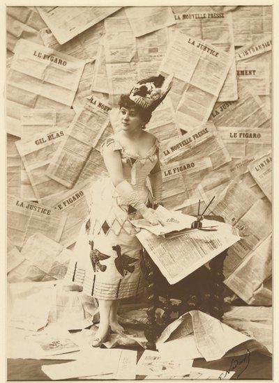 [Mlle Beaumaine, Théâtre des Variétés] de Paul Nadar