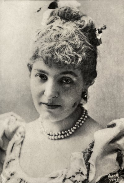 Retrato de Emilie Mily Meyer (foto) de Paul Nadar