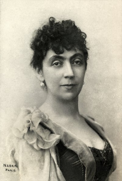 Retrato de Madeleine Lemaire (foto) de Paul Nadar