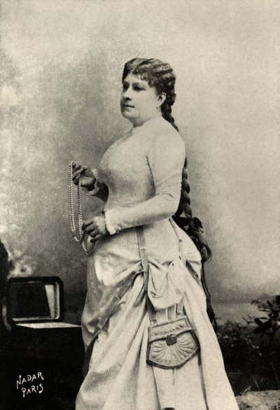 Retrato de Marie felix , Miolan , Carvalho (foto) de Paul Nadar