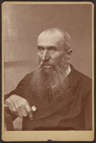 Retrato de un hombre con patillas y barba de Paul Nadar