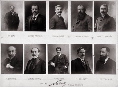 Diez retratos por Paul Nadar (foto b/n) de Paul Nadar