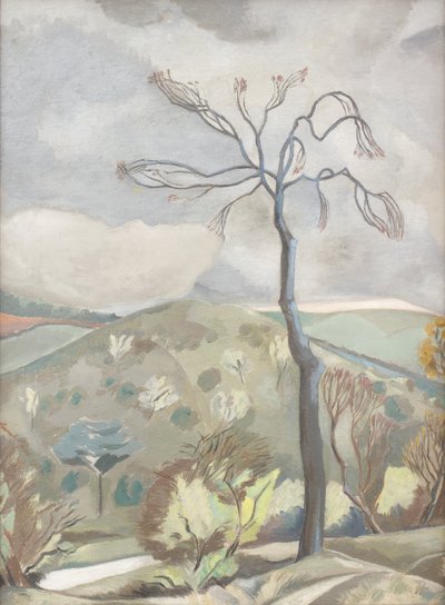 Paisaje otoñal de Paul Nash