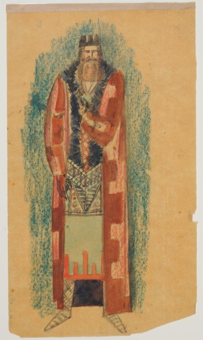 Diseño de vestuario para el Rey Lear de Paul Nash