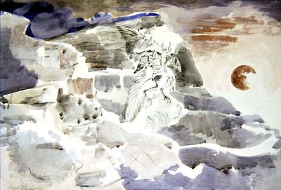 El fantasma de la pizarra de Paul Nash