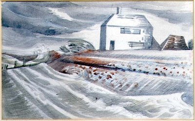 Casa junto al mar, Dymchurch, Kent de Paul Nash