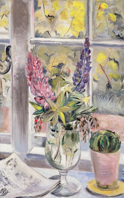 Altramuces y cactus de Paul Nash