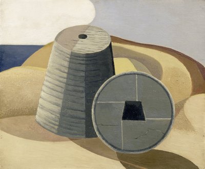 Objetos minerales de Paul Nash