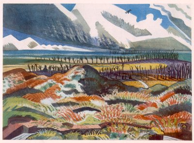 Ruined Country, Vimy, de British Artists at the Front, Continuation of The Western Front, Part Three, Paul Nash de Paul Nash