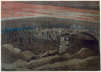 Sanctuary Wood, de British Artists at the Front, Continuación de The Western Front, Tercera Parte, Paul Nash de Paul Nash