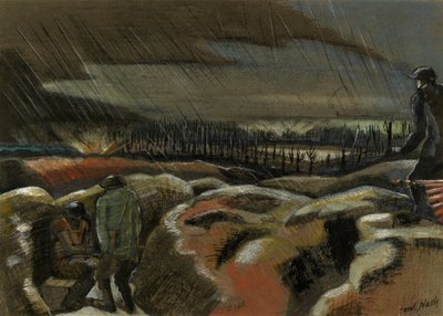 Shellburst, Zillebeke de Paul Nash
