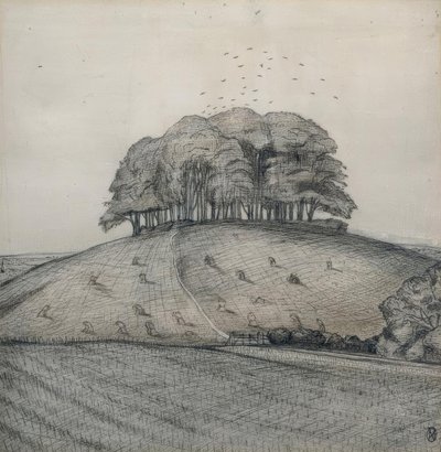 El Bosque en la Colina de Paul Nash