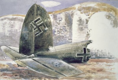 Bajo el acantilado de Paul Nash