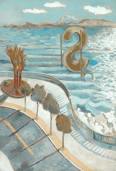 Vista desde una ventana, Niza de Paul Nash