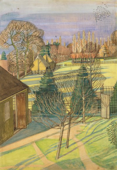 Paisaje de invierno de Paul Nash