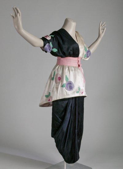 Vestido de noche sorbete de Paul Poiret