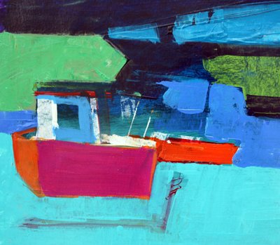 Barco rojo de Paul Powis