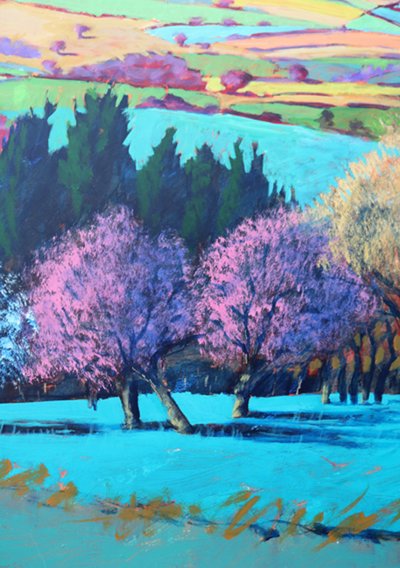Valle de Teme abril (detalle) de Paul Powis