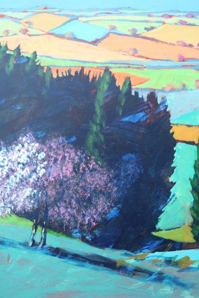 Valle de Teme Floración (detalle) de Paul Powis