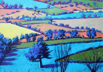 Valle de Teme Verano II (detalle) de Paul Powis