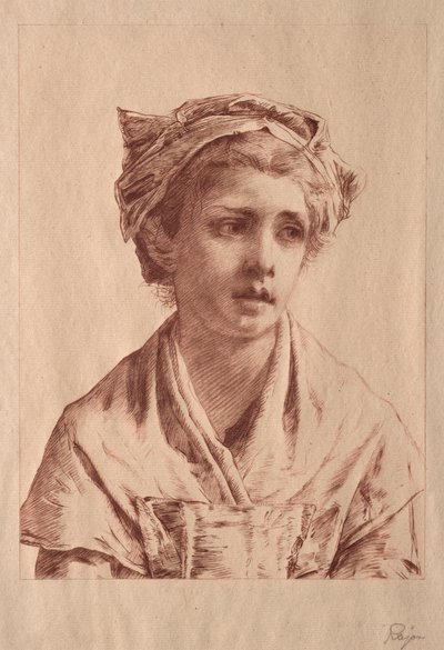 Joven chica de Paul Rajon