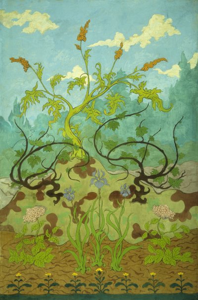 Vara de oro e iris malva, 1899 de Paul Elie Ranson