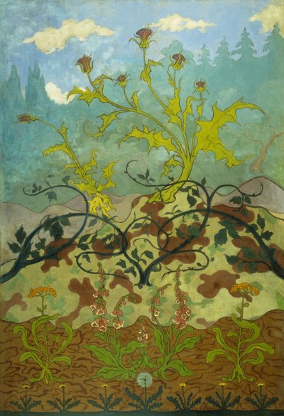 Cardos y Dedaleras; Chardons et Digitales, 1899 de Paul Elie Ranson